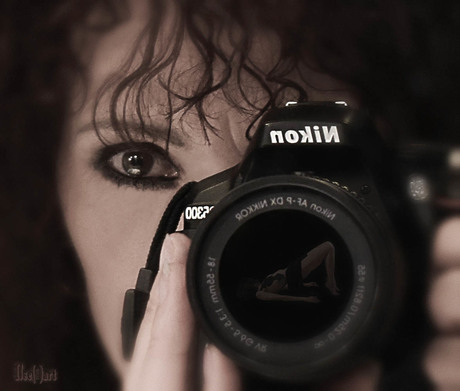 Me as a model and a photographer - selfportrait