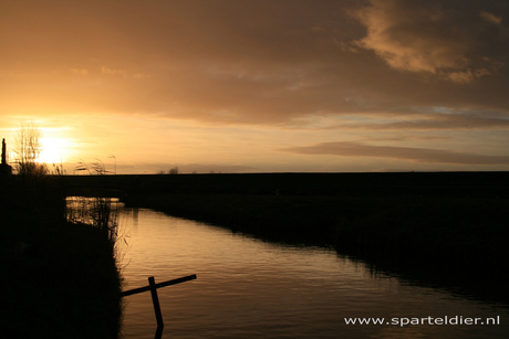 IJsselhof zonsondergang