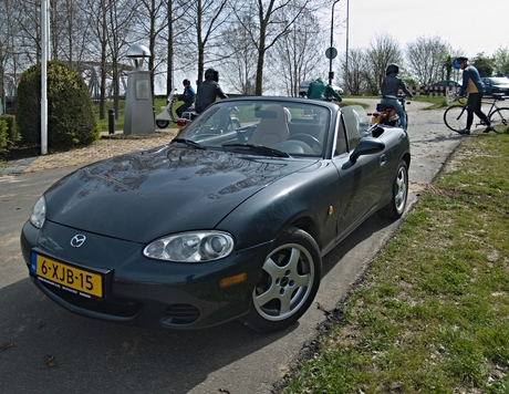 Een Mazda MX-5.
