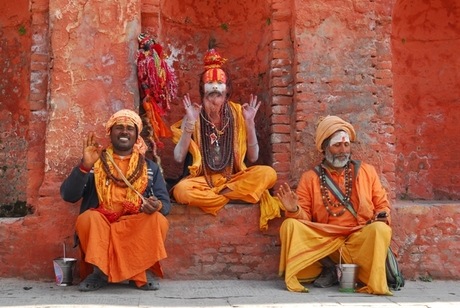 Sadhu's in Pashupatinath, Nepal