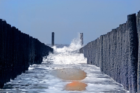 Zee en strand doorkijkje