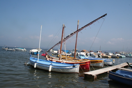 Vissersboten in Zuid-Frankrijk