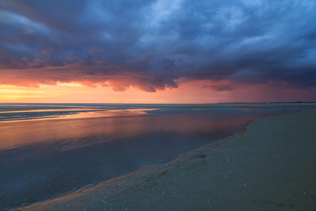 Grapy Clouds and Tangerine Skies