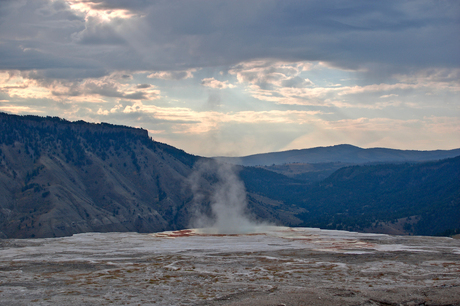 Mammoth hotsprings