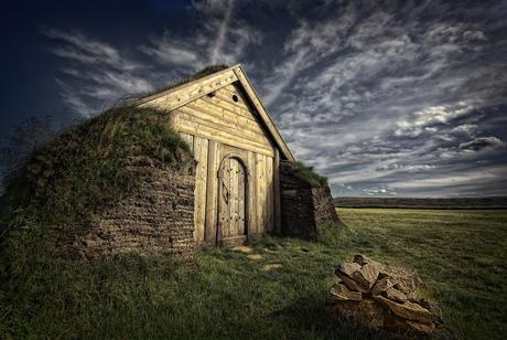 oud kerk in Ijsland