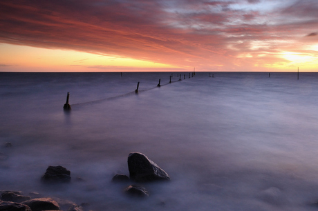 IJsselmeer in de vroege ochtend