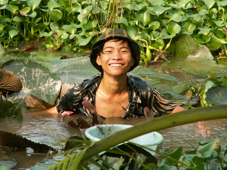 Jonge plattelandsarbeider