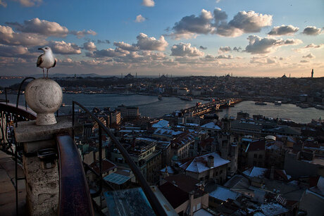 Istanbul onder de sneeuw