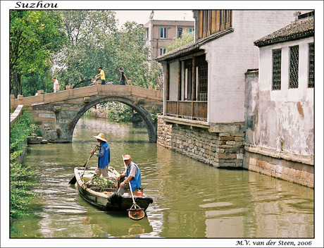 Gracht in Suzhou