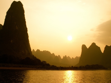 Chinese zonsondergang