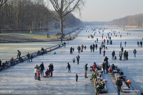 Schaatsen op de Bosbaan