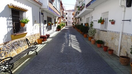 Straatje in Mijas