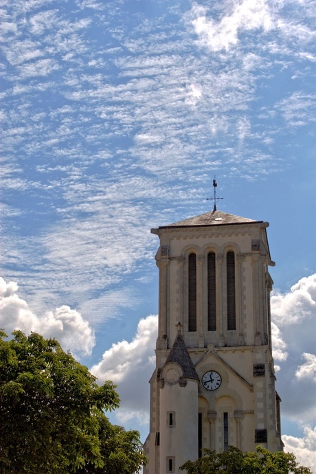 Kerktoren in Frankrijk