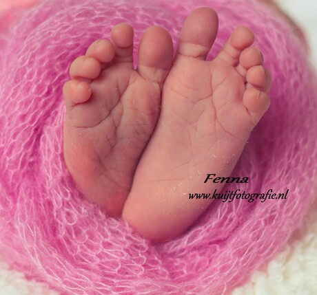 Newborn voetjes