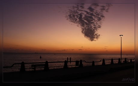 Vanaf de boulevard van Vlissingen