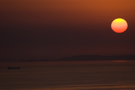 Zons ondergang Chios, Griekenland