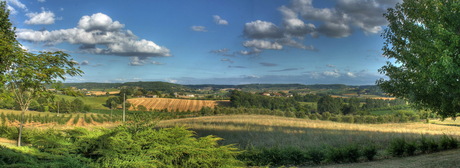 Uitzicht op de Limousin