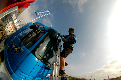 Truck cleaning