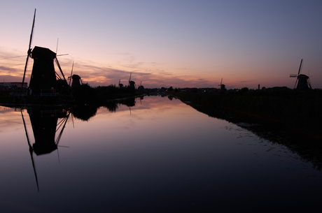 kinderdijk - zonsondergang