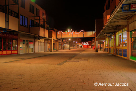 Winkels in de nacht