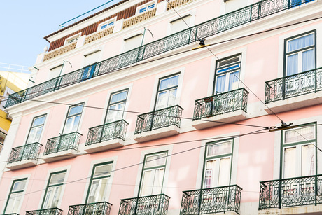 Kleurrijke huisjes in Lissabon