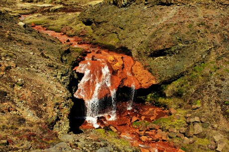 Waterval naast de Gullfoss