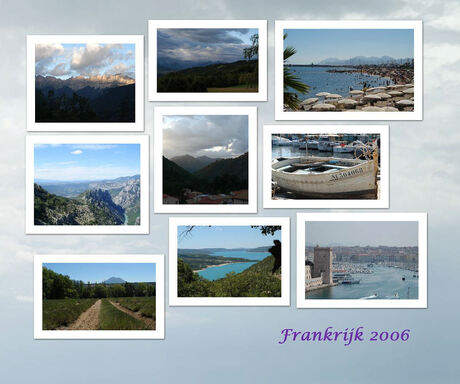 Collage Frankrijk 2006