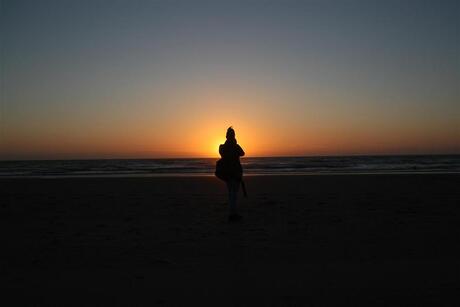 veel zon aan de horizon