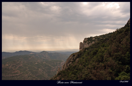 Rain over Montserrat