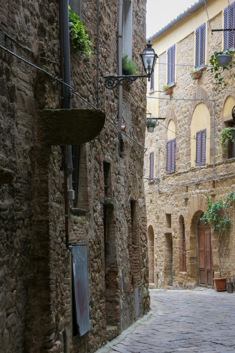 Prachtige straatjes in Siena Toscane