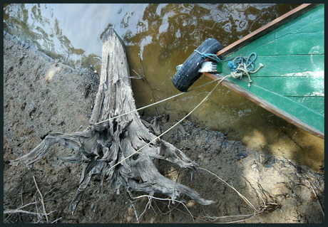 Bootje in de Amazone