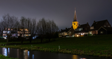 Nieuwerkerk by night