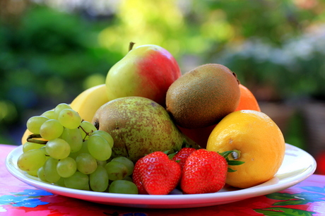 Gekleurd fruit