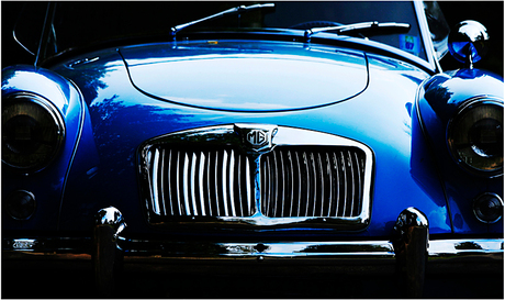 5. Shapes in blue, MG-A 1960...