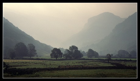 Mistige ochtend in het Lake District