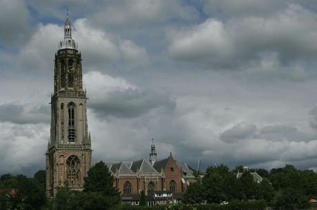 De kerk in Rhenen