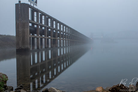 Lijnenspel in de mist