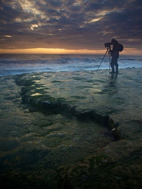 Photographer at work.