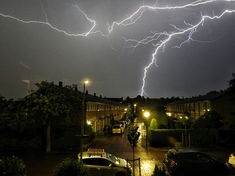 Onweer in Wassenaar