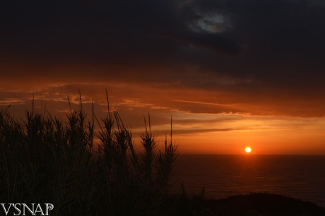 sunset nazare