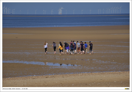 People on Hunstanton Beach - Norfolk 6#6