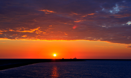 Sundown at Delta works