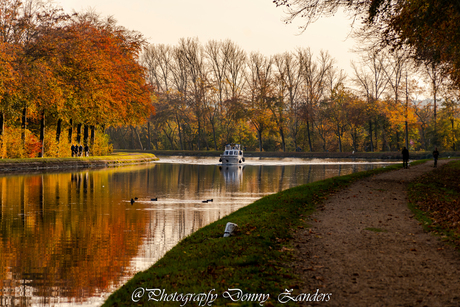 Herfst ritje met de boot