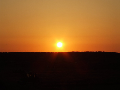 zonsondergang op Ameland