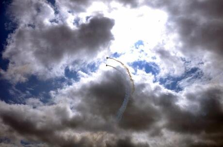 Volkel in de wolken