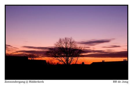 Zonsondergang @ Ridderkerk