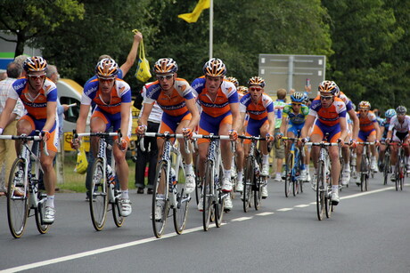 Rabotrein op NK wielrennen in Ootmarsum