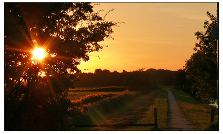 Oldehove in de avond