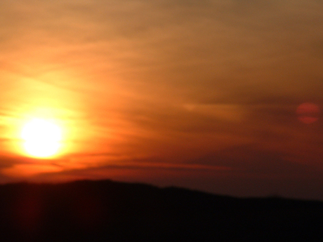 Zonsondergang op Ameland