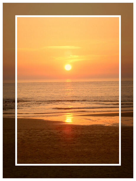 Zonsondergang vanuit Kijkduin